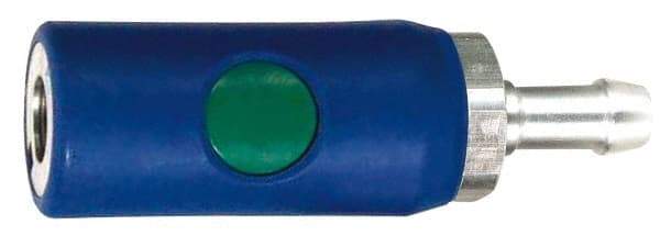 Prevost - Hose Barb European High Flow Pneumatic Hose Coupler - Composite, 7.2mm Body Diam, 1/4" Hose ID - Americas Industrial Supply