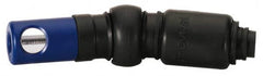 Prevost - 1/4 Female NPT Industrial Pneumatic Hose Free Angle Ball Swivel Coupling (with Boot) - Composite, 1/4" Body Diam - Americas Industrial Supply
