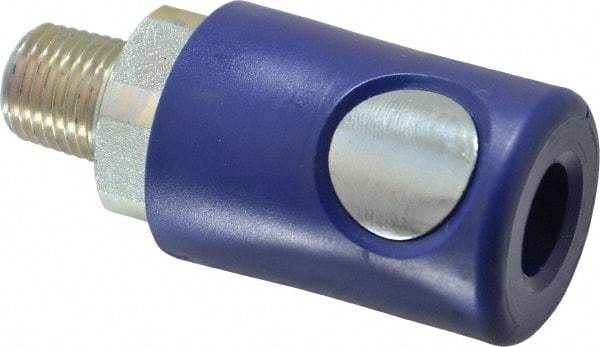 Prevost - 1/4 Male NPT Industrial Pneumatic Hose Coupler - Composite, 1/4" Body Diam - Americas Industrial Supply