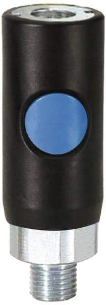 Prevost - 1/2 Male NPT Industrial Pneumatic Hose Coupler - Composite, 1/4" Body Diam - Americas Industrial Supply