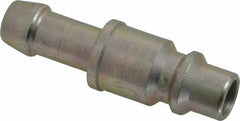 Prevost - Hose Barb Industrial Pneumatic Hose Plug For Hose - Zinc-Plated Nitrited Steel, 3/8" Body Diam, 3/8" Hose ID - Americas Industrial Supply
