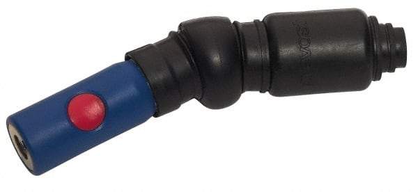 Prevost - 1/4 Female NPT Tru-Flate Automotive Pneumatic Hose Free Angle Ball Swivel Coupling (with Boot) - Composite, 1/4" Body Diam - Americas Industrial Supply