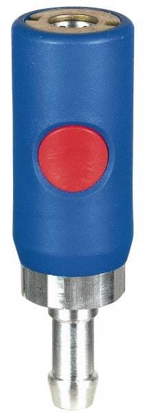 Prevost - Hose Barb Tru-Flate Automotive Pneumatic Hose Coupler - Composite, 1/4" Body Diam, 3/8" Hose ID - Americas Industrial Supply
