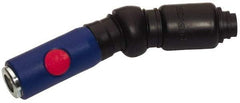 Prevost - 3/8 Female NPT Tru-Flate Automotive Pneumatic Hose Free Angle Ball Swivel Coupling (with Boot) - Composite, 3/8" Body Diam - Americas Industrial Supply
