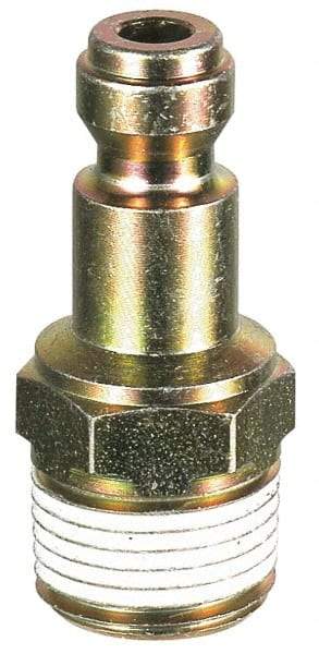 Prevost - 3/8 Male NPT Tru-Flate Automotive Pneumatic Hose Connector - Composite, 1/4" Body Diam - Americas Industrial Supply