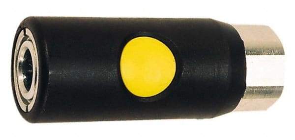 Prevost - 3/8 Female NPT ARO Pneumatic Hose Safety Coupler - Composite, 1/4" Body Diam - Americas Industrial Supply