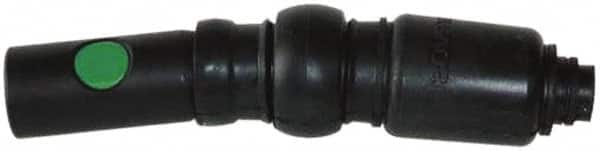 Prevost - 1/4 Swivel NPT European High Flow Pneumatic Hose Safety Coupler - Composite, 3/8" Body Diam - Americas Industrial Supply
