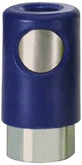 Prevost - 1/2 Female NPT Industrial Pneumatic Hose Coupler - Composite, 3/8" Body Diam - Americas Industrial Supply