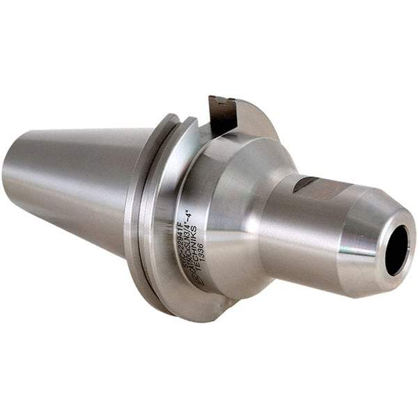 Techniks - CAT50 Taper Shank 1/2 Hole End Mill Holder & Adapter - 1-1/4" Nose Diam, 6" Projection - Exact Industrial Supply