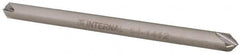 Made in USA - 1/8" Diam 4 Flute Double End Solid Carbide Chamfer Mill - Americas Industrial Supply