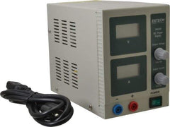 Extech - 54 Watt, 3 Amp, 18 VDC Output, Benchtop Power Supply - 1 Output, LCD Display - Americas Industrial Supply