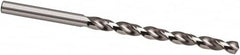 Taper Length Drill Bit: 0.2913″ Dia, 130 ° Bright/Uncoated, RH Cut, Spiral Flute, Straight Shank, Series 219