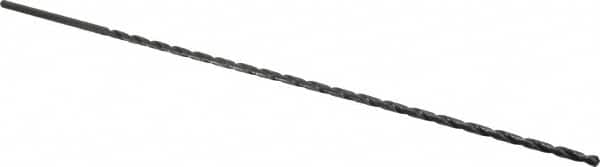 Interstate - 1/4" 118° 2-Flute High Speed Steel Extra Length Drill Bit - Exact Industrial Supply