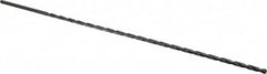Interstate - 1/4" 118° 2-Flute High Speed Steel Extra Length Drill Bit - Exact Industrial Supply