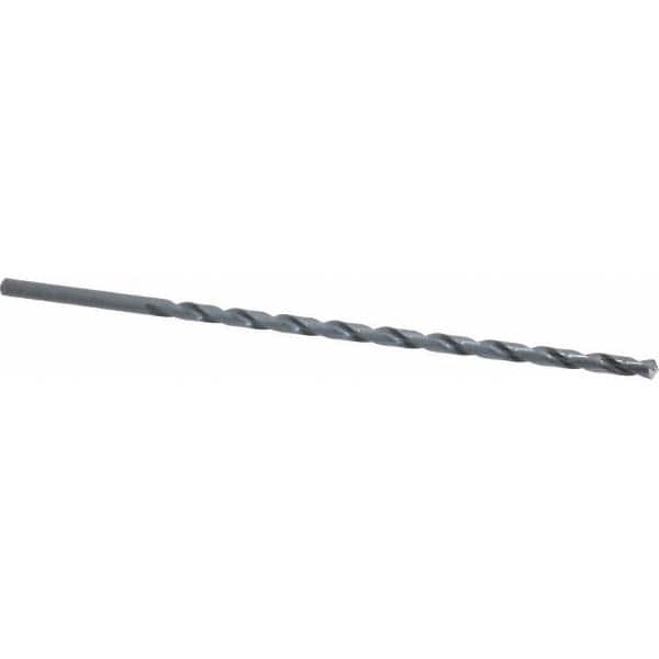 Interstate - 1/2" 118° 2-Flute High Speed Steel Extra Length Drill Bit - Americas Industrial Supply