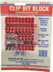 Value Collection - 17 Piece, Screwdriver Bit Set - DIY Bit - Americas Industrial Supply