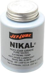 Jet-Lube - 0.5 Lb Can Extreme Temperature Anti-Seize Lubricant - Nickel, -65 to 2,600°F, Gray, Nuclear Grade - Americas Industrial Supply