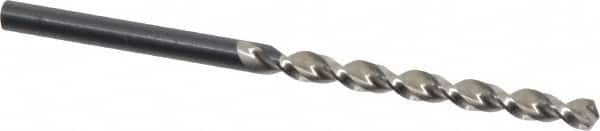 Walter-Titex - 5/32" 130° High Speed Steel Jobber Drill - Oxide Finish, Right Hand Cut, Parabolic Flute, Straight Shank, 2-15/16" OAL, Standard Point - Americas Industrial Supply