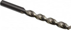 Walter-Titex - 31/64" 130° High Speed Steel Jobber Drill - Oxide Finish, Right Hand Cut, Parabolic Flute, Straight Shank, 5-15/16" OAL, Standard Point - Americas Industrial Supply