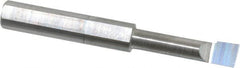 Scientific Cutting Tools - 0.155" Min Bore Diam, 5/8" Max Bore Depth, 3/16 Shank Diam, Radial Relief Boring Bar - Right Hand Cut, Solid Carbide, Uncoated - Exact Industrial Supply
