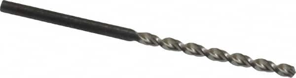 Walter-Titex - #40 130° High Speed Steel Jobber Drill - Oxide Finish, Right Hand Cut, Parabolic Flute, Straight Shank, 2-1/4" OAL, Standard Point - Americas Industrial Supply