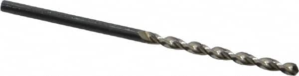 Walter-Titex - #42 130° High Speed Steel Jobber Drill - Oxide Finish, Right Hand Cut, Parabolic Flute, Straight Shank, 2-1/4" OAL, Standard Point - Americas Industrial Supply