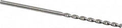 Walter-Titex - #53 130° High Speed Steel Jobber Drill - Bright Finish, Right Hand Cut, Parabolic Flute, Straight Shank, 1-11/16" OAL, Standard Point - Americas Industrial Supply