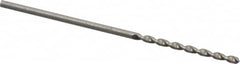 Walter-Titex - #56 130° High Speed Steel Jobber Drill - Bright Finish, Right Hand Cut, Parabolic Flute, Straight Shank, 38mm OAL, Standard Point - Americas Industrial Supply