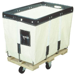 Royal Basket Trucks - 700 Lb Load Capacity, 12 Bushels, Canvas Basket Truck - 26" Wide x 36" Long x 33-1/2" High - Americas Industrial Supply