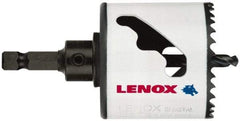 Lenox - 4-3/8" Diam, 1-1/2" Cutting Depth, Hole Saw - Bi-Metal Saw, Toothed Edge - Americas Industrial Supply