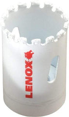 Lenox - 1-3/8" Diam, 1-5/8" Cutting Depth, Hole Saw - Carbide Grit Saw, Gulleted Edge - Americas Industrial Supply