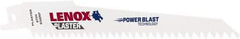 Lenox - 6" Long x 3/4" Thick, Bi-Metal Reciprocating Saw Blade - Tapered Profile, 6 TPI, Toothed Edge, Universal Shank - Americas Industrial Supply
