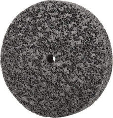 3M - 6" Diam, 1" Face Width, 1/2" Center Hole, Very Coarse Grade, Silicon Carbide Deburring Wheel - Unitized, Hard Density 7 Grade, 7,000 RPM - Americas Industrial Supply
