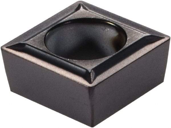Kennametal - SCMT32.51 LF Grade KC5010 Carbide Turning Insert - TiAlN Finish, 90° Square, 3/8" Inscr Circle, 5/32" Thick, 1/64" Corner Radius - Americas Industrial Supply
