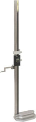 Mitutoyo - 40" Electronic Height Gage - 0.0005" Resolution, Accurate to 0.003", LCD Display, SPC Data Output - Americas Industrial Supply