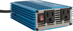 Tripp-Lite - 2 Connection, 12 VDC Input, 120 VAC Output, 40 Amp Input Rating, 600 Peak Wattage, Power Inverter - 4-1/4" Wide x 7" Deep x 2" High, 375 Watt Continuous Output Power, Fan Cooled - Americas Industrial Supply