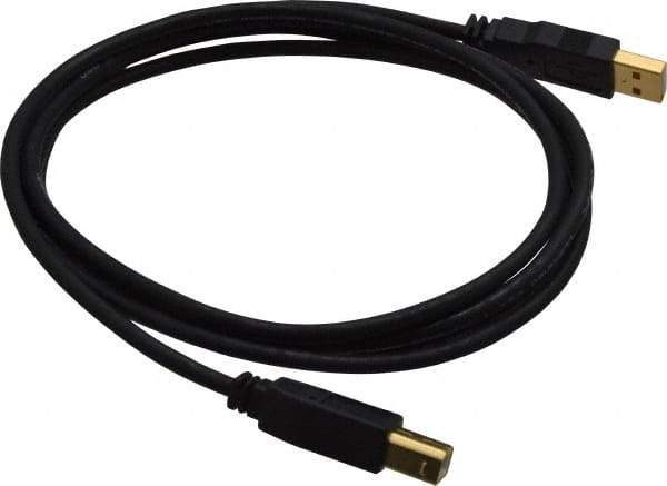 Tripp-Lite - 6' Long, USB A/B Computer Cable - Black, Male x Male - Americas Industrial Supply