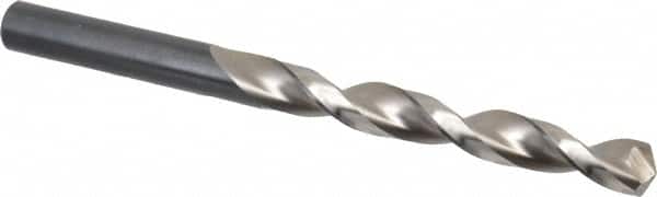 Walter-Titex - 10.8mm 130° Cobalt Jobber Drill - Oxide Finish, Right Hand Cut, Parabolic Flute, Straight Shank, 5-19/32" OAL, Split Point - Americas Industrial Supply