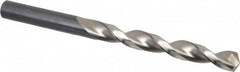 Walter-Titex - 10.8mm 130° Cobalt Jobber Drill - Oxide Finish, Right Hand Cut, Parabolic Flute, Straight Shank, 5-19/32" OAL, Split Point - Americas Industrial Supply