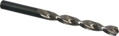 Walter-Titex - 11mm 130° Cobalt Jobber Drill - Oxide Finish, Right Hand Cut, Parabolic Flute, Straight Shank, 5-19/32" OAL, Split Point - Americas Industrial Supply