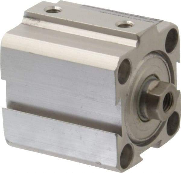 Norgren - 1/2" Stroke x 1" Bore Double Acting Air Cylinder - 10-32 Port, 1/4-28 Rod Thread, 145 Max psi, 23 to 176°F - Americas Industrial Supply