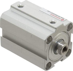 Norgren - 1" Stroke x 1" Bore Double Acting Air Cylinder - 10-32 Port, 1/4-28 Rod Thread, 145 Max psi, 23 to 176°F - Americas Industrial Supply