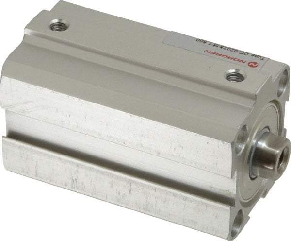 Norgren - 1-1/2" Stroke x 1" Bore Double Acting Air Cylinder - 10-32 Port, 1/4-28 Rod Thread, 145 Max psi, 23 to 176°F - Americas Industrial Supply