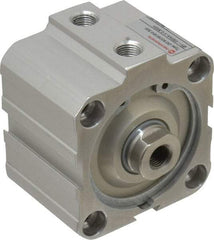 Norgren - 1/2" Stroke x 2" Bore Double Acting Air Cylinder - 1/8 Port, 3/8-24 Rod Thread, 145 Max psi, 23 to 176°F - Americas Industrial Supply
