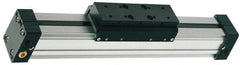 Norgren - 1-1/2" Bore x 12" Stroke Standard Rodless Air Cylinder - 116 Max psi, -22 to 176°F, 1/4" NPTF Port - Americas Industrial Supply