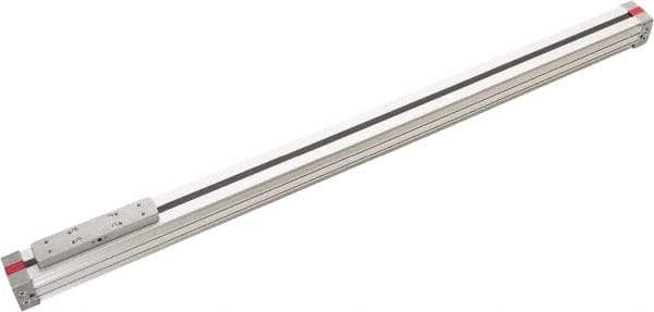 Norgren - 2" Bore x 48" Stroke Standard Rodless Air Cylinder - 116 Max psi, -22 to 176°F, 3/8" NPTF Port - Americas Industrial Supply