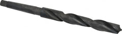 Interstate - 55/64", 2MT 118° Point High Speed Steel Taper Shank Drill Bit - Oxide Finish, 5-7/8" Flute Length, 9-3/4" OAL, Spiral Flute - Americas Industrial Supply