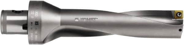 Komet - 4.016" Max Drill Depth, 3xD, 1-5/16" Diam, Indexable Insert Drill - 2 Inserts, ABS 50 Modular Connection Shank - Americas Industrial Supply
