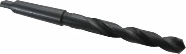 Interstate - 27/32", 3MT 118° Point High Speed Steel Taper Shank Drill Bit - Americas Industrial Supply