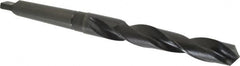 Interstate - 1-3/64", 3MT 118° Point High Speed Steel Taper Shank Drill Bit - Americas Industrial Supply